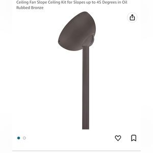 FAN SLOPE CEILING KIT